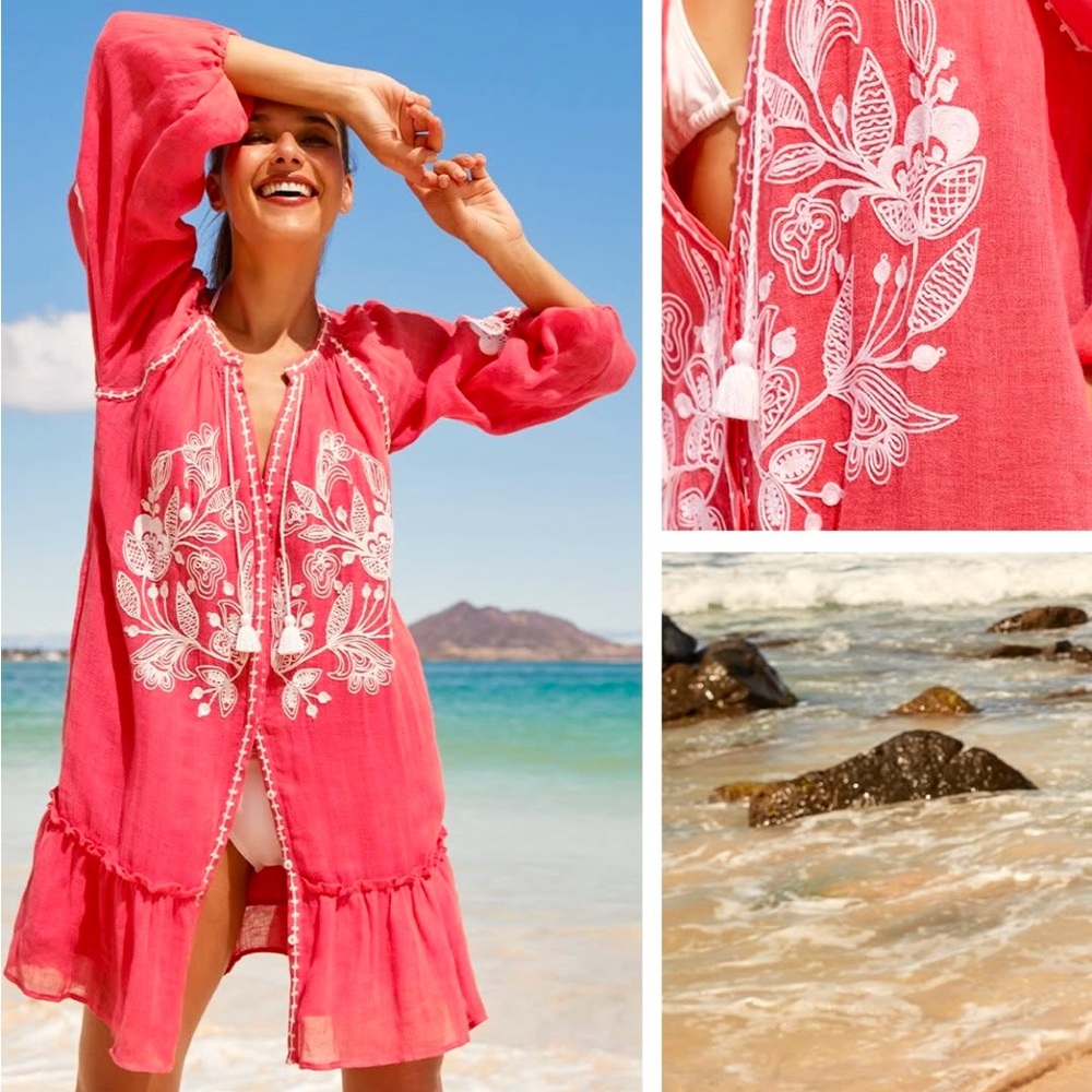 NWOT Tommy Bahama Linen Gauze Tunic Dress